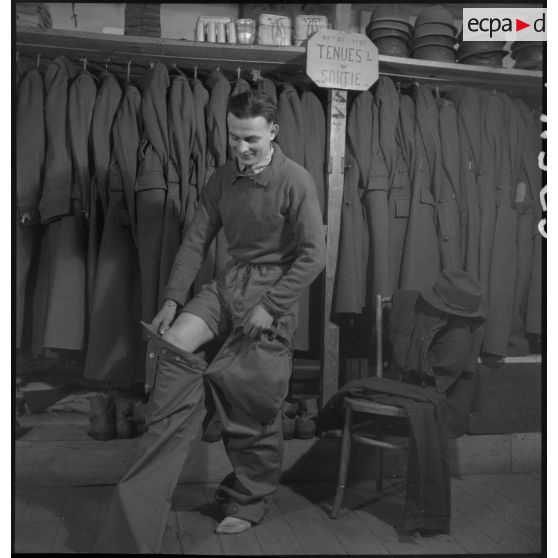 Jeune engagé du 41e RI à l'incorporation.