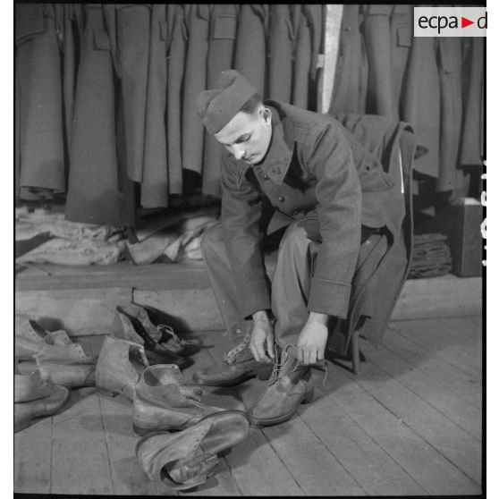 Jeune engagé du 41e RI à l'incorporation.