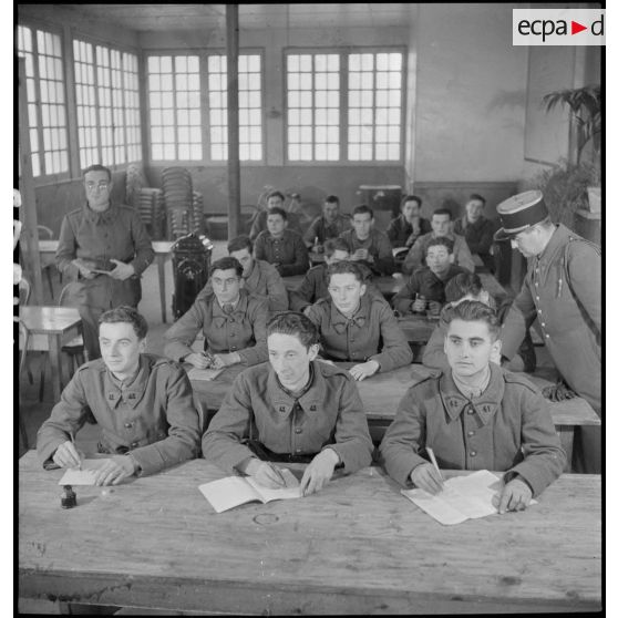 Jeunes engagés du 41e RI à l'incorporation.