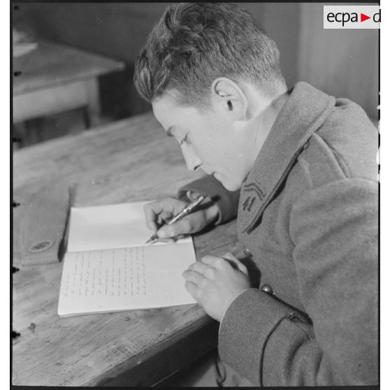 Jeune engagé du 41e RI à l'incorporation.