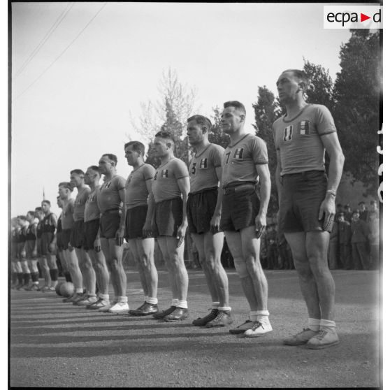 Equipe de basket-ball de la 6e légion de la Garde de Toulouse.