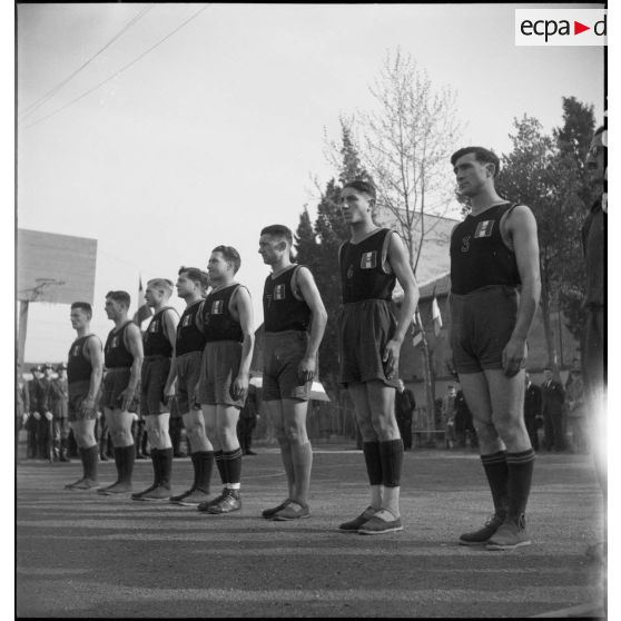 Equipe de basket-ball de la 1re légion de la Garde de Lyon.