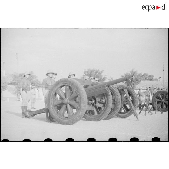 Canons de 75 mm du 67e RAA.