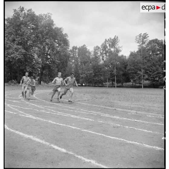 Course de relais au centre d'éducation Bayard.