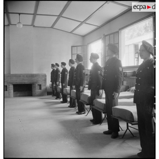 Chambrée du centre d'éducation Bayard.