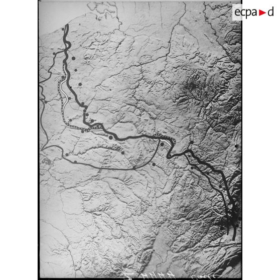 [Carte géographique du nord est de la France].