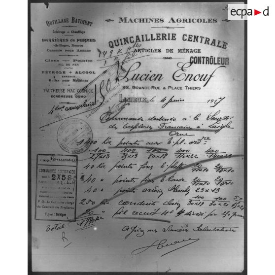 Lettres. [légende d'origine]