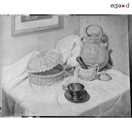 Sous-secrétariat aux Beaux-Arts. Tableau de Sabatier. [légende d'origine]