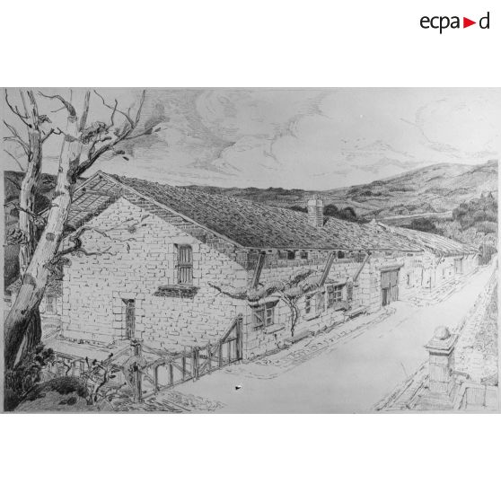 Paris Arts Décoratifs. Projets de reconstruction des habitations rurales. Maison de l'ouvrier agricole. [légende d'origine]