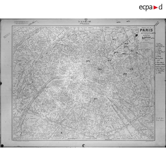 Bombardement de Paris par pièces à longue portée. [légende d'origine]
