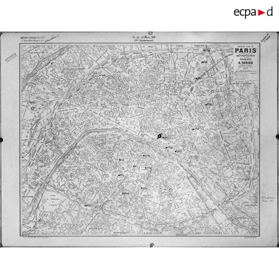 Bombardement de Paris par pièces à longue portée. [légende d'origine]