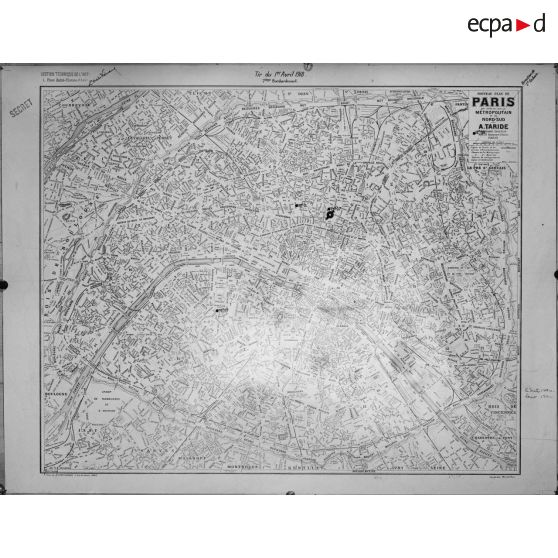 Bombardement de Paris par pièces à longue portée. [légende d'origine]