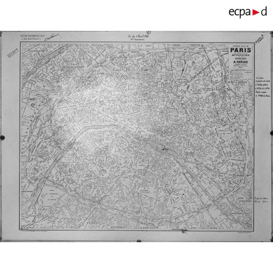 Bombardement de Paris par pièces à longue portée. [légende d'origine]