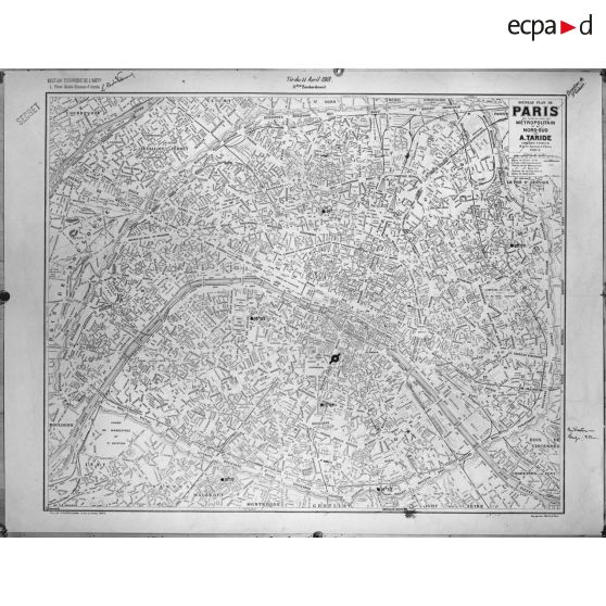Bombardement de Paris par pièces à longue portée. [légende d'origine]