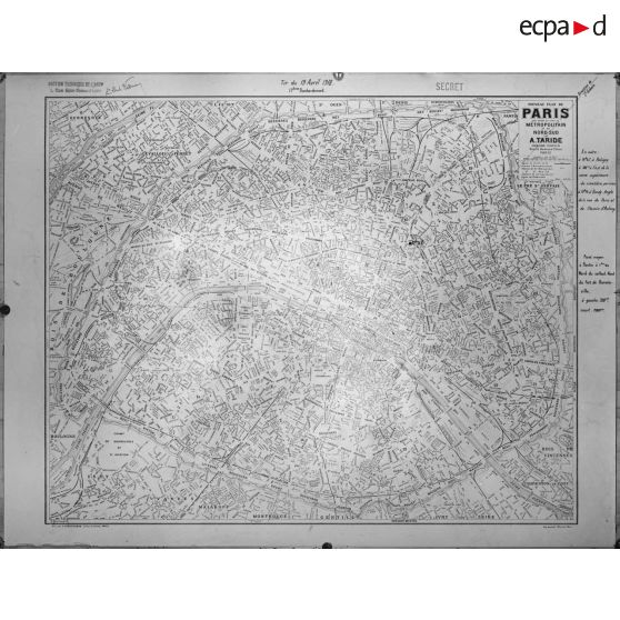 Bombardement de Paris par pièces à longue portée. [légende d'origine]