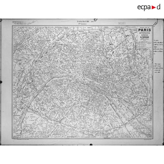 Bombardement de Paris par pièces à longue portée. [légende d'origine]