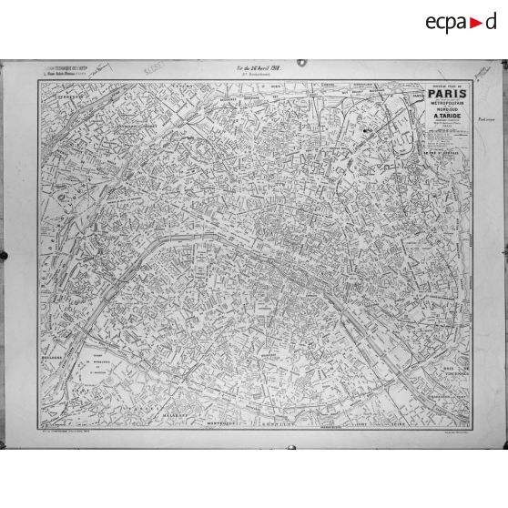 Bombardement de Paris par pièces à longue portée. [légende d'origine]