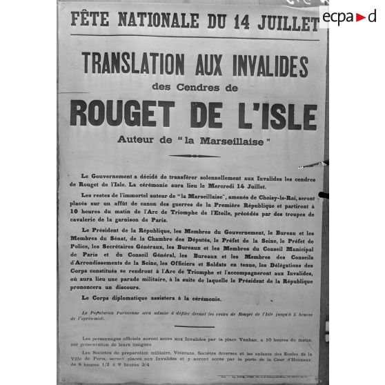 Paris. Musée Leblanc. Affiche française. [légende d'origine]