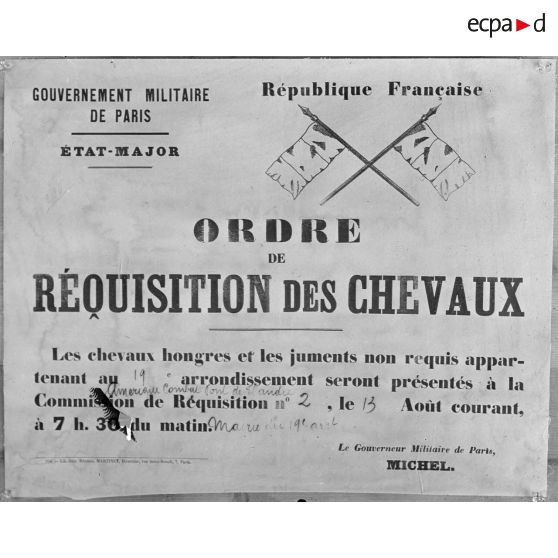 Paris. Musée Leblanc. Affiche française. [légende d'origine]