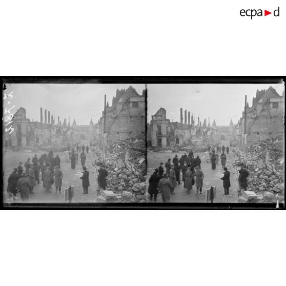 Cambrai. Nord. Rue de l'hôtel de ville. [légende d'origine]