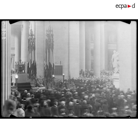 [Paris. Cérémonie au Panthéon.]