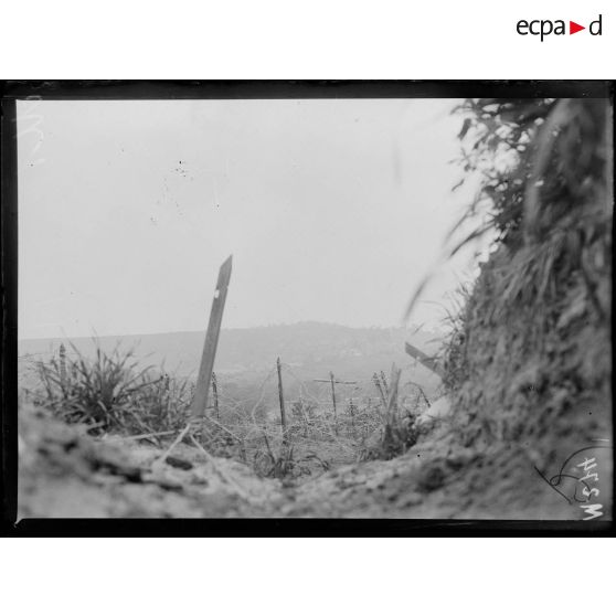 Craonne, vue des tranchées. [légende d'origine]