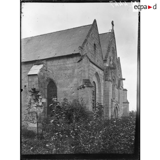 Coucy-le-Château, l'église façade ouest. [légende d'origine]