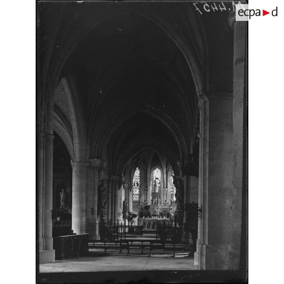 Coucy-le-Château, le choeur et l'abside. [légende d'origine]