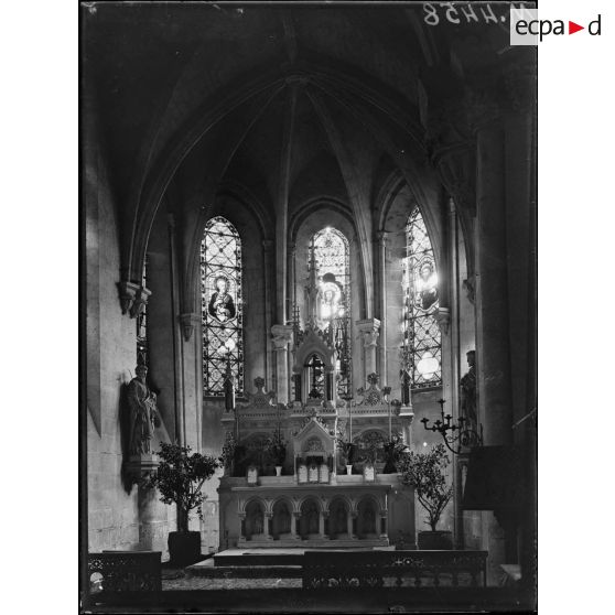 Coucy-le-Château, le choeur et l'abside. [légende d'origine]