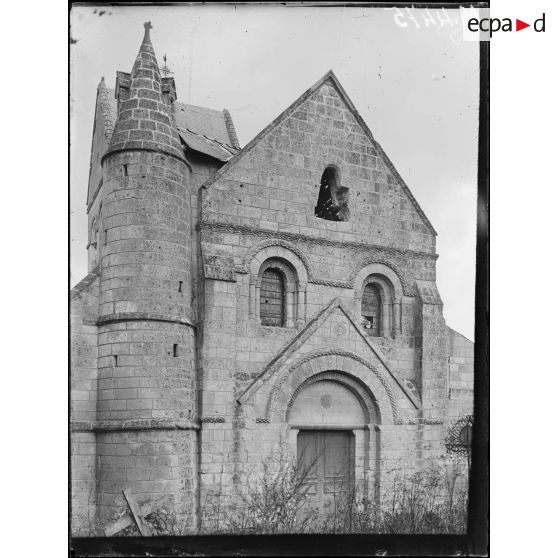 Pont-Saint-Mard, l'église. [légende d'origine]