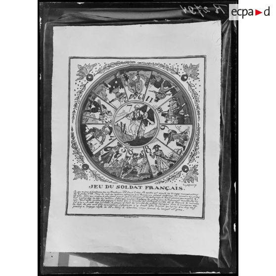 Paris. Musée Leblanc. Jeu du soldat français. [légende d'origine]