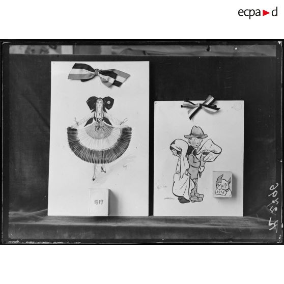 Paris. Musée Leblanc. Calendriers 1917. [légende d'origine]