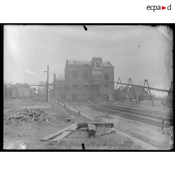Azincourt, Nord, fosse Saint-Roch le lavoir. [légende d'origine]