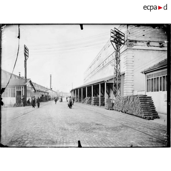 Lyon (Rhône). Société L'Eclairage Electrique. Les bâtiments de l'usine. [légende d'origine]