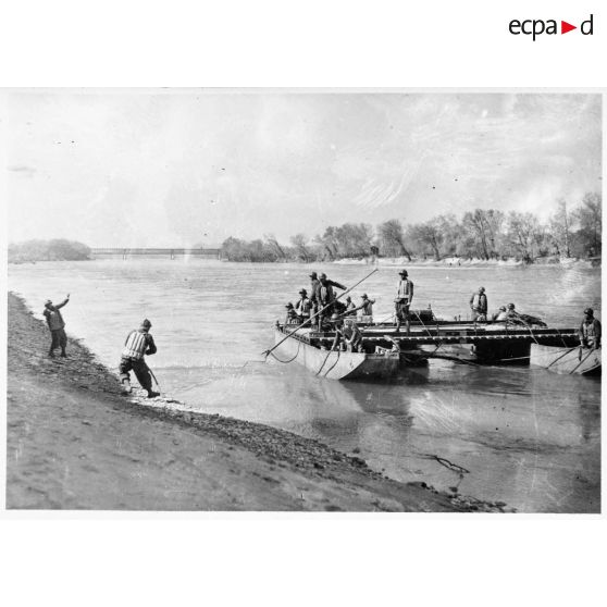 Exercice de pontage du 7e BG.