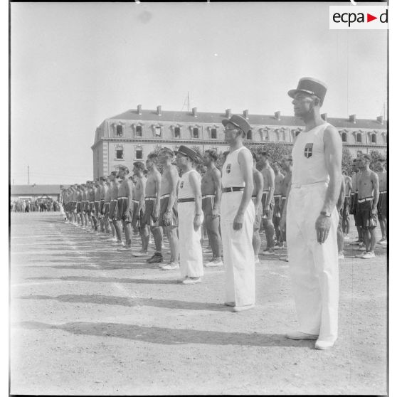 Les sportifs du 23e RI.