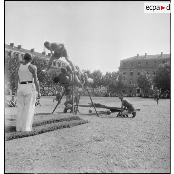 Exercice de gymnastique.