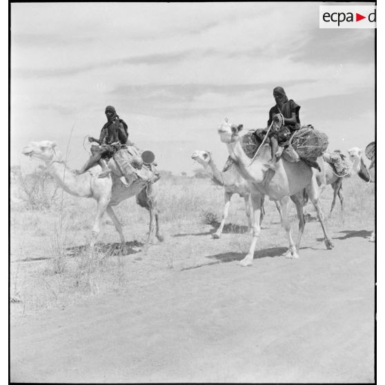 Ravitaillement en carburant et en munitions du terrain d'aviation de Zinder.