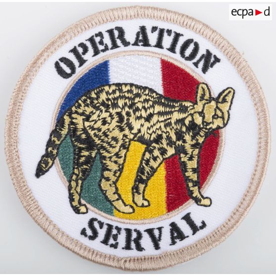 Ecusson d'épaule de l'opération Serval.