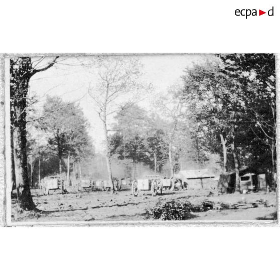 Les échelons à Baleicourt. [légende d'origine]