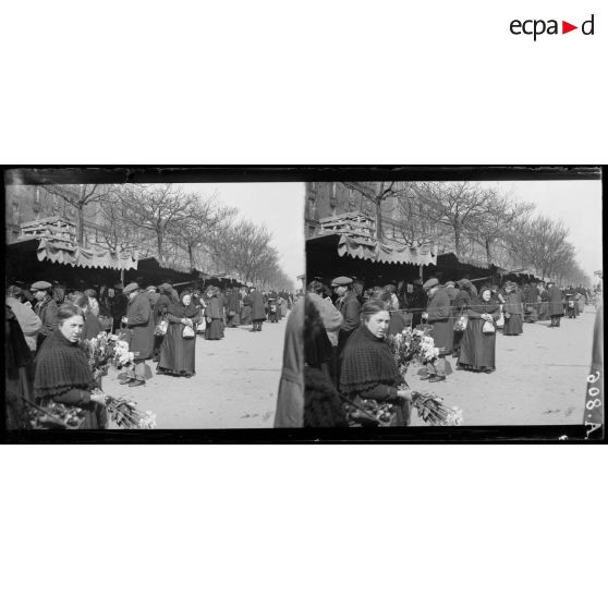 Paris. Marché du Bd. Richard Lenoir. [légende d'origine]