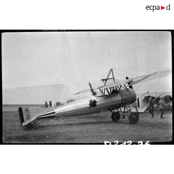 [Morane-Saulnier type P (en dotation à partir de juin 1917) de l’escadrille 122].