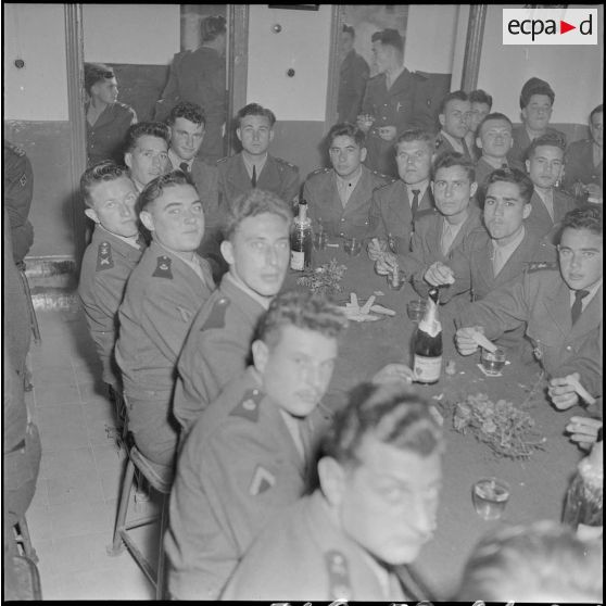 Réception à l'occasion de la fête de la Sainte-Cécile, patronne des musiciens et la musique de la garnison d'Alger.