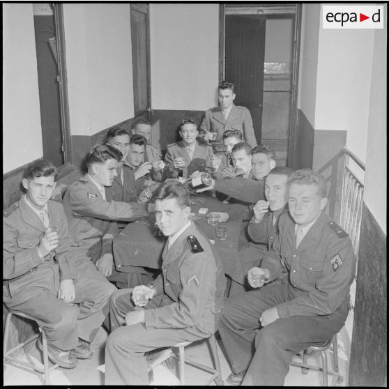 Réception à l'occasion de la fête de la Sainte-Cécile, patronne des musiciens et la musique de la garnison d'Alger.