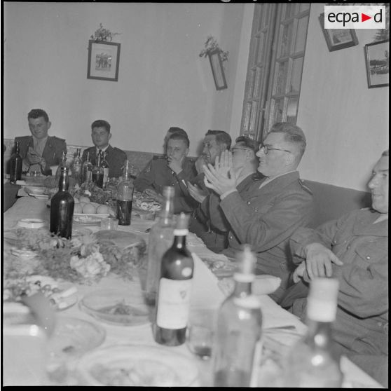 Réception à l'occasion de la fête de la Sainte-Cécile, patronne des musiciens et la musique de la garnison d'Alger.