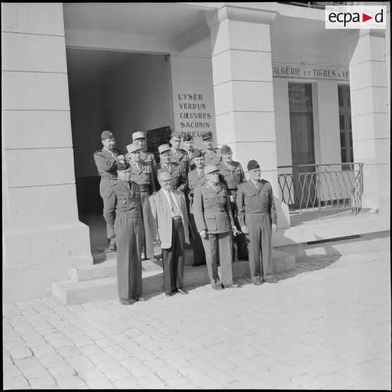 Réception à l'occasion de la fête de la Sainte-Cécile, patronne des musiciens et la musique de la garnison d'Alger.