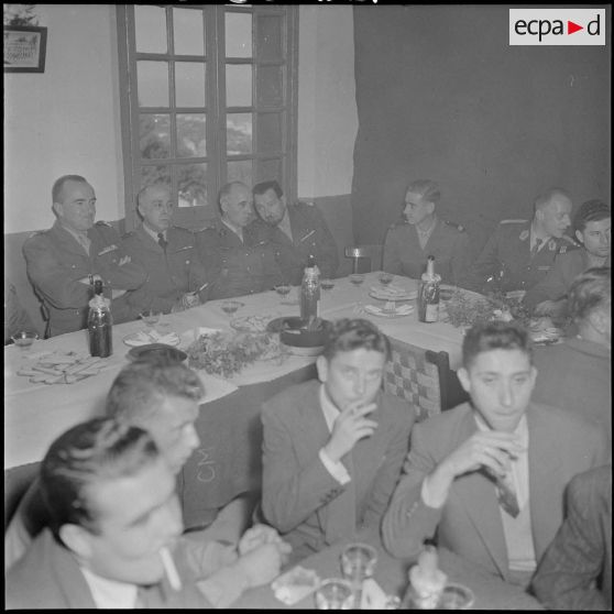 Réception à l'occasion de la fête de la Sainte-Cécile, patronne des musiciens et la musique de la garnison d'Alger.