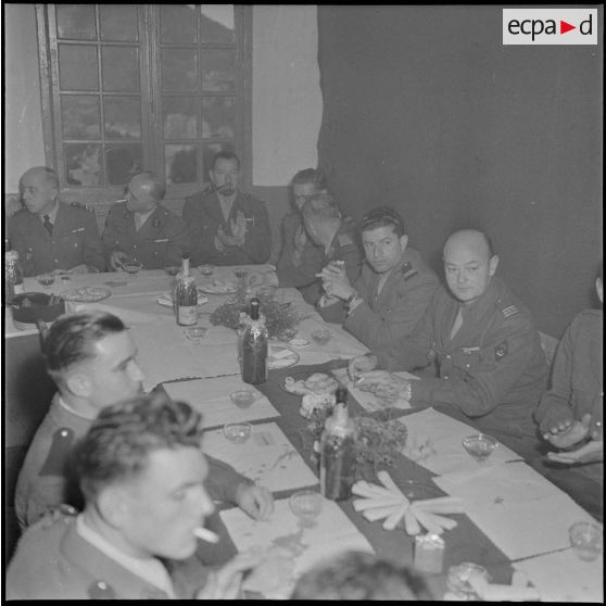 Réception à l'occasion de la fête de la Sainte-Cécile, patronne des musiciens et la musique de la garnison d'Alger.