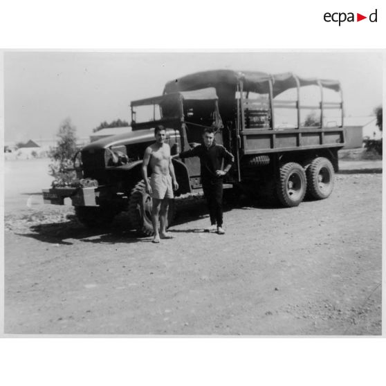 Francis Simoncelli - Camp Bonvalot. [légende d'origine]