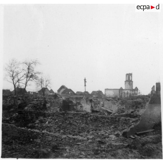 Offensive dans le Bas-Rhin. [légende d'origine]